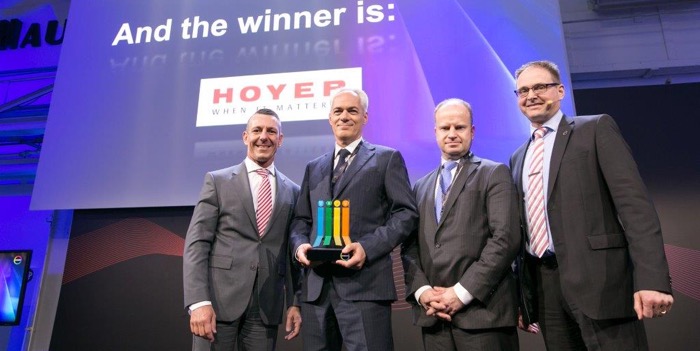 TC - Hoyer award Covestro_Supplier_Award_2017
